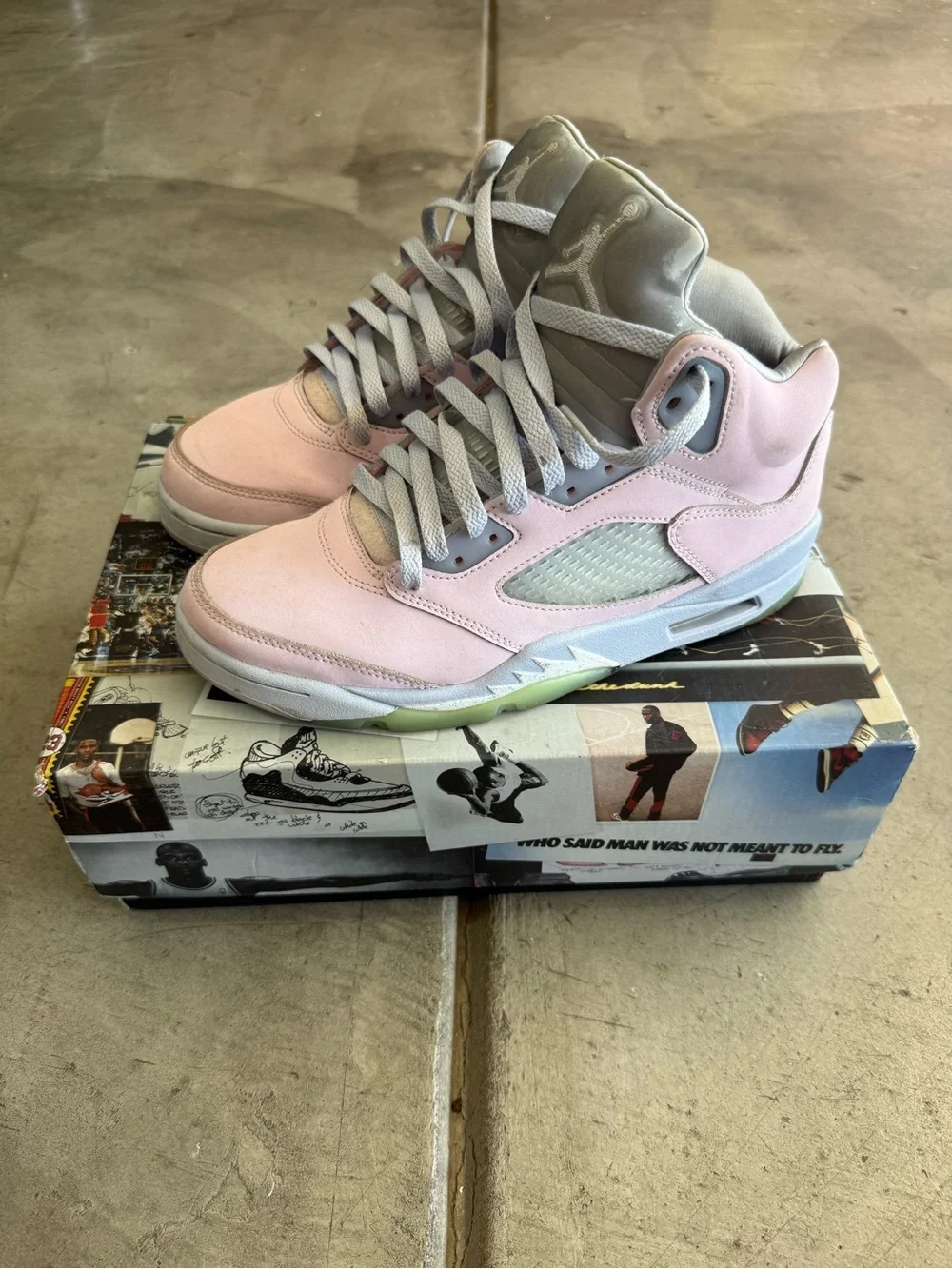 Jordan Air Jordan 5 Retro SE Easter Pink Mens 8 Sneaker DV0562-600 Pre Owned